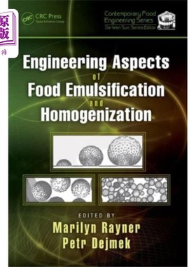 海外直订Engineering Aspects of Food Emulsification and H... 食品乳化和均质的工程方面