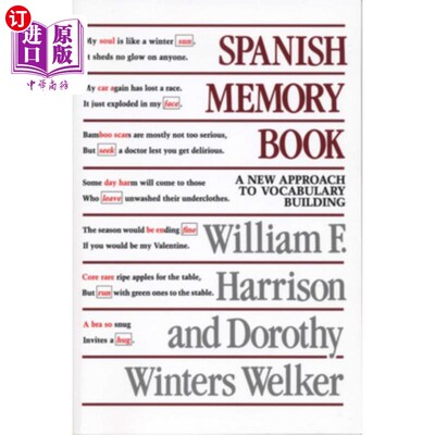 海外直订Spanish Memory Book: A New Approach to Vocabulary Building 西班牙语记忆册：词汇构建的新途径