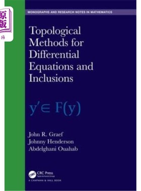 海外直订Topological Methods for Differential Equations and Inclusions 微分方程和包含的拓扑方法