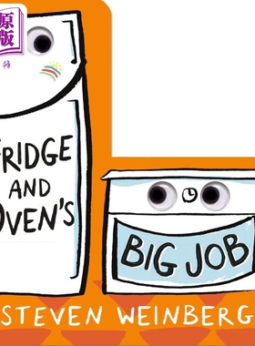 冰箱和烤箱的大任务 The Big Jobs Books Fridge and Ovens Big Job 英文原版 亲子早教认知 纸板书 进口童书 【中商原版】