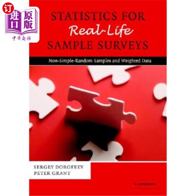 海外直订Statistics for Real-Life Sample Surveys: Non-Simple-Random Samples and Weighted  现实生活样本调查统计：非简