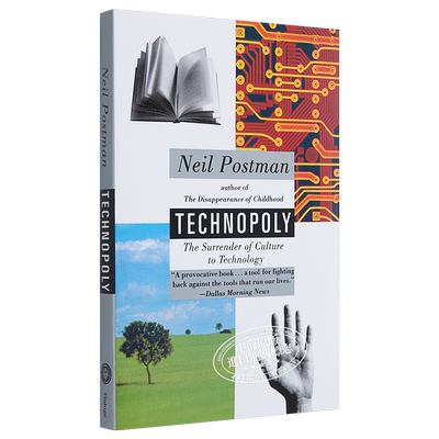 技术垄断 文化向技术投降 豆瓣高分 英文原版 Technopoly Neil Postman【中商原版】
