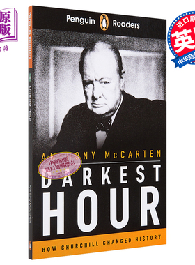 预售 企鹅阅读第6级 至暗时刻 英文原版 Penguin Readers Darkest Hour ELT Graded Reader Anthony McCarten【中商原版】企鹅分级