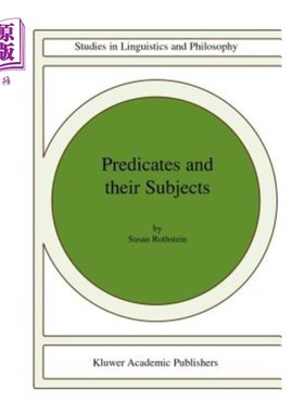 海外直订Predicates and Their Subjects 谓词及其主语