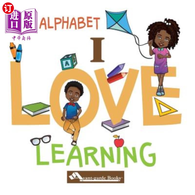 海外直订I Love Learning: The Alphabet 我爱学习:字母