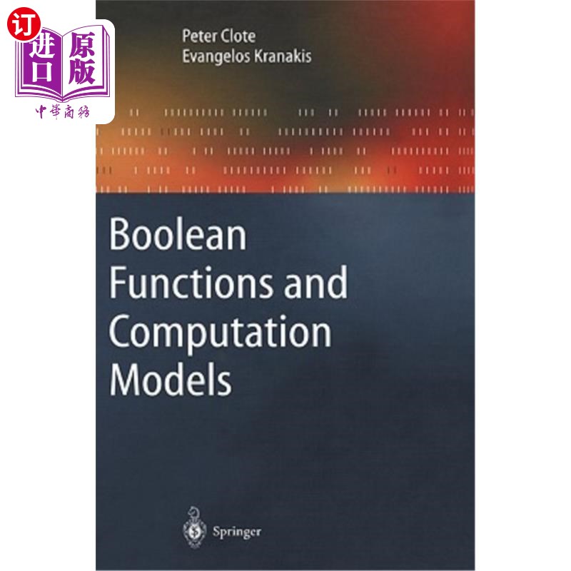 海外直订Boolean Functions and Computation Models 布尔函数与计算模型