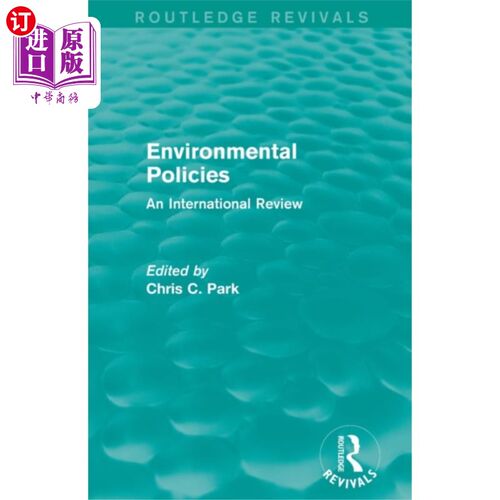 海外直订Environmental Policies (Routledge Revivals) 环境政策(劳特利奇复兴计划)
