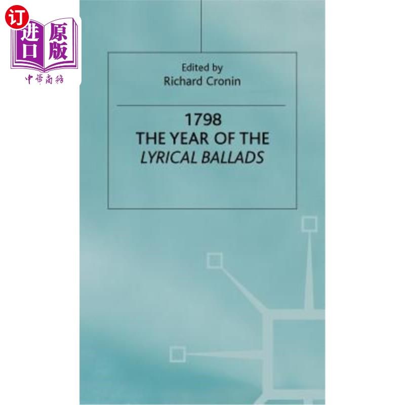 海外直订1798: the year of the lyrical ballads 1798年:抒情歌谣之