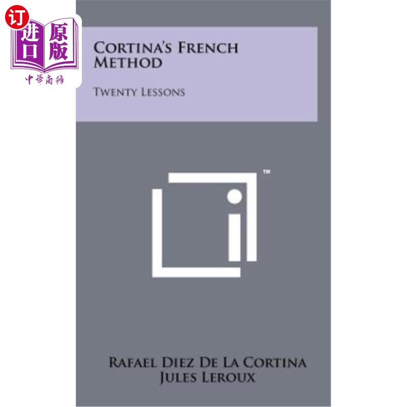 海外直订Cortina's French Method: Twenty Lessons 科尔蒂娜的法语教学法：二十课