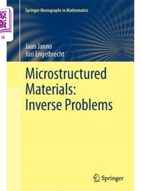 海外直订Microstructured Materials: Inverse Problems 微结构材料：反问题
