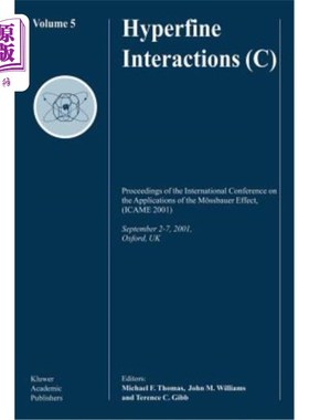 海外直订Hyperfine Interactions (C): Proceedings of the International Conference on the A 超精细相互作用（C）：M ss