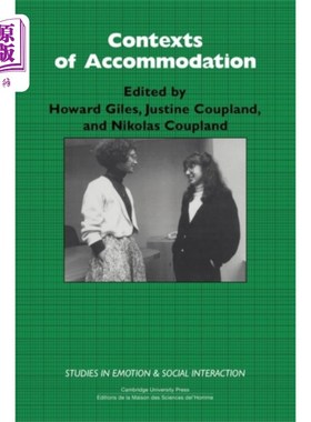 海外直订Contexts of Accommodation 上下文的住宿
