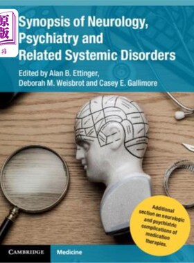 海外直订医药图书Synopsis of Neurology, Psychiatry and Related Systemic Disorders 神经病学、精神病学及相关系统性疾病