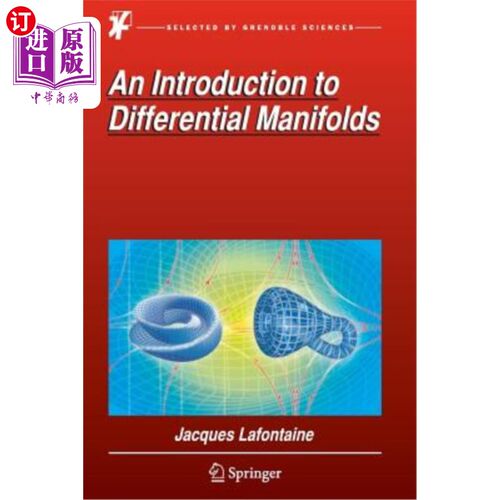 海外直订An Introduction to Differential Manifolds 微分流形简介