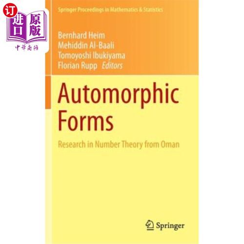 海外直订Automorphic Forms: Research in Number Theory from Oman 自同构形式：阿曼数论研究