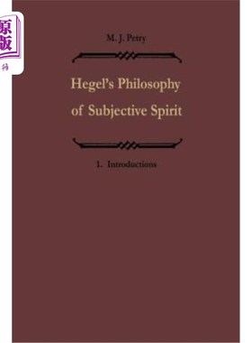 海外直订Hegels Philosophie Des Subjektiven Geistes / Hegel's Philosophy of Subjective Sp 黑格尔的理性哲学/黑格尔的