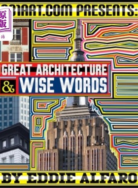 海外直订Great Architecture & Wise Words: Inspirational and Motivational Quotes and Sayin 伟大的建筑和智慧的话语:鼓