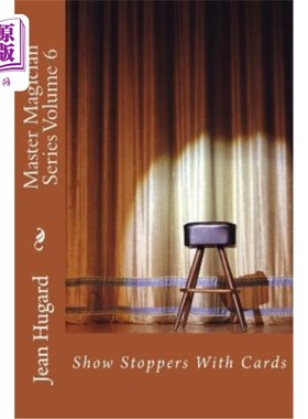 海外直订Master Magician Series Volume 6: Show Stoppers With Cards 魔术师大师系列第6卷：用卡片展示塞子