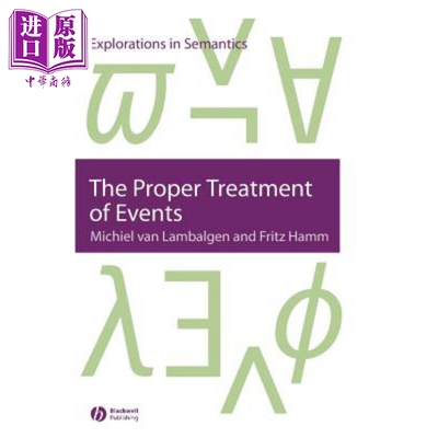 现货 事件的妥善处理 The Proper Treatment Of Events 英文原版 Michiel van Lambalgen【中商原版】wiley