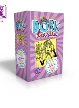 海外直订Dork Diaries Books 7-9 (Boxed Set): Dork Diaries 7; Dork Diaries 8; Dork Diaries 书呆子日记7-9:书