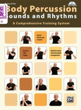 海外直订BODY PERCUSSION SOUNDS AND RHYTHMS 身体打击乐的声音和节奏