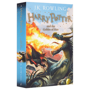 哈利波特4 哈利波特与火焰杯 英文原版 Harry Potter Goblet of Fire 4 JK罗琳 哈利波特与魔法石续集 电影原著小说英语原版