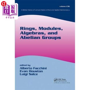 and 代数和交换群 海外直订Rings Algebras 环 模 Groups Modules Abelian