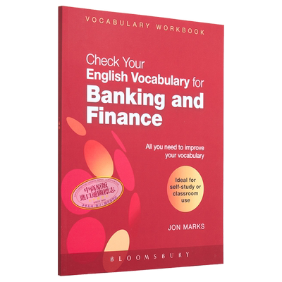 预售 Check Your English Vocabulary for Banking & Finance 检查您的银行和金融英语词汇 英文原版 英语词汇学习【中商原版】