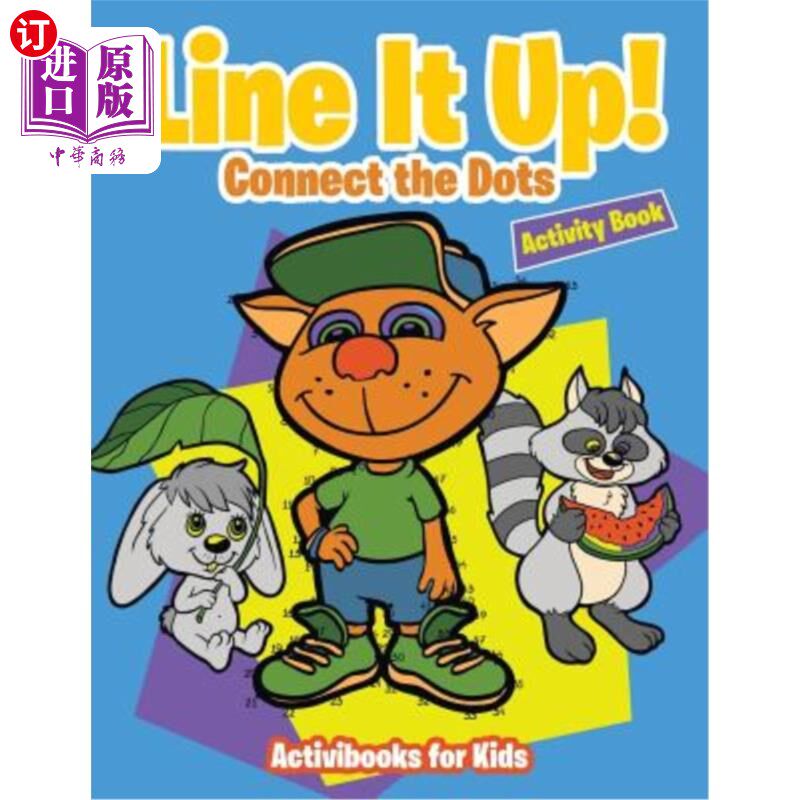 海外直订Line It Up! Connect the Dots Activity Book 行起来!串连点点活动书