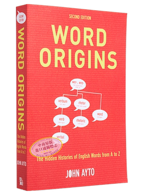 Word Origins 词源词典 英文原版英语字典词典 进口图书 教辅参考书工具书 英语学习用书 英语语言自学【中商原版】