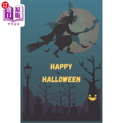 海外直订Happy Hallowen: Funny Halloween Color Book For Children's - Halloween Gift for T 快乐的万圣节:有趣的万圣节