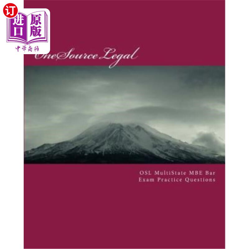 海外直订Osl Multistate MBE Bar Exam Practice Questions Osl多州MBE律师考试练习题 - 实物图