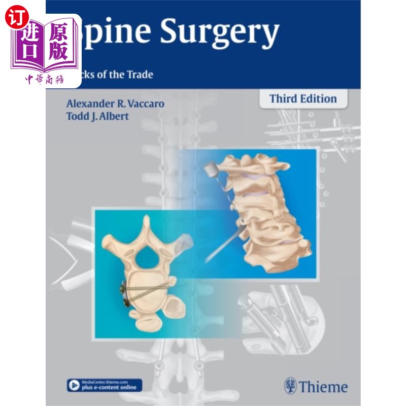 海外直订医药图书Spine Surgery 脊柱外科手术