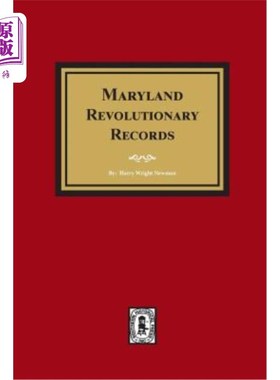 海外直订Maryland Revolutionary Records 马里兰革命记录