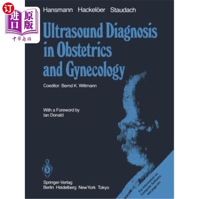 海外直订医药图书Ultrasound Diagnosis in Obstetrics and Gynecology 妇产科超声诊断