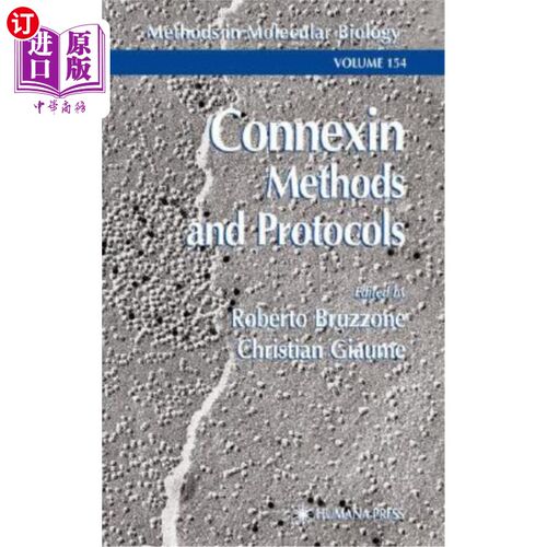 海外直订Connexin Methods and Protocols 连接方法和协议