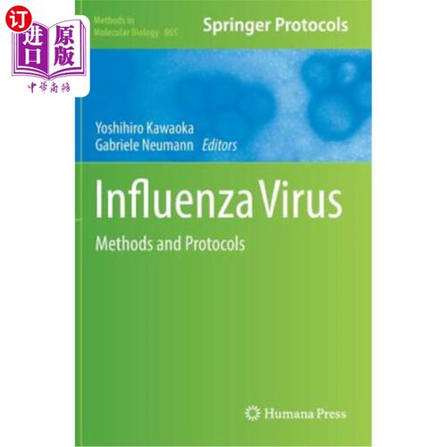 海外直订医药图书Influenza Virus: Methods and Protocols 流感病毒:方法和协议