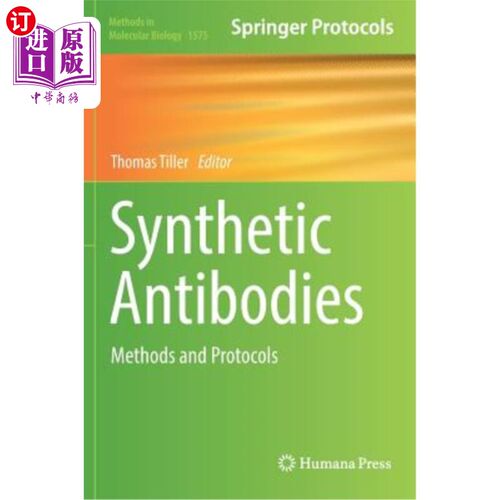 海外直订医药图书Synthetic Antibodies: Methods and Protocols 合成抗体：方法和方案