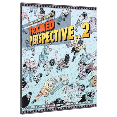 Framed Perspective Vol. 2 进口艺术 框架透视教程第2卷 Marcos Mateu-Mestre 绘画教程教学入门 【中商原版】