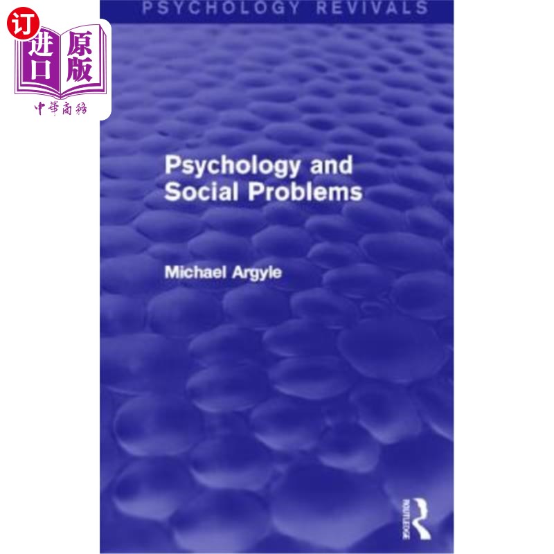 海外直订Psychology and Social Problems (Psychology Revivals) 心理学与社会问题