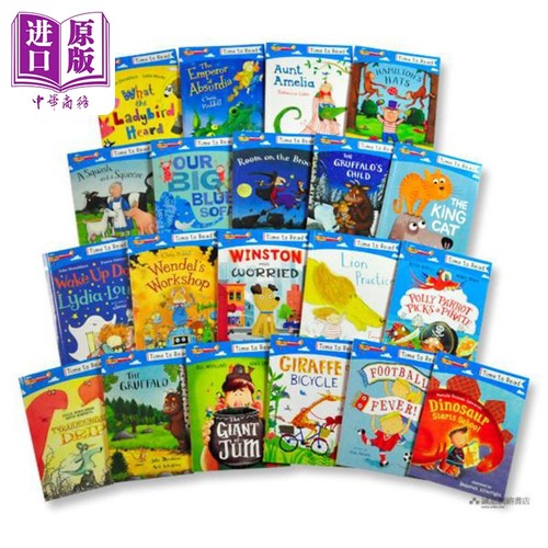 现货 Time to Read 20 book in popper bag 麦克美伦阅读时光故事20册 英文原版儿童绘本 故事绘本 4到6岁【中商原版】