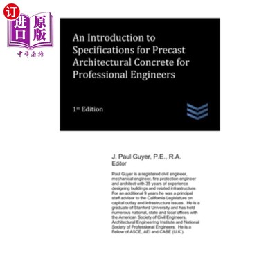 海外直订An Introduction to Specifications for Precast Architectural Concrete for Profess 专业工程师预制建筑混凝土规