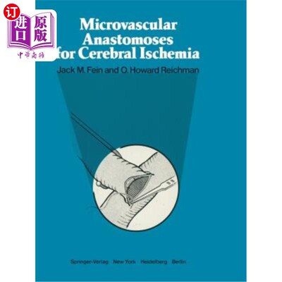 海外直订医药图书Microvascular Anastomoses for Cerebral Ischemia 微血管吻合治疗脑缺血