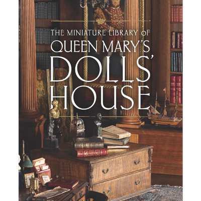 玛丽皇后的玩偶屋里的微型图书馆