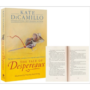 纽伯瑞获奖书单系列 浪漫鼠佩德罗 双鼠记 The Tale of Despereaux 英文原版 青少年小说读物 儿童文学故事书 7-12岁【中商原