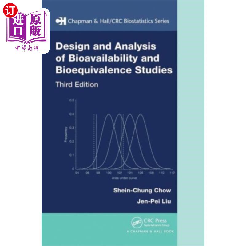 海外直订医药图书Design and Analysis of Bioavailability and Bioeq... 生物利用度和生物等效性研究的设计与分析