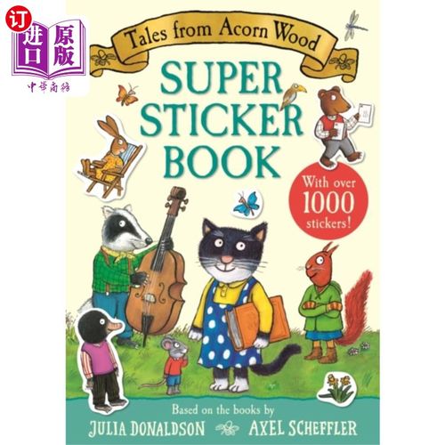 海外直订Tales from Acorn Wood Super Sticker Book 故事从橡实木超级贴纸书