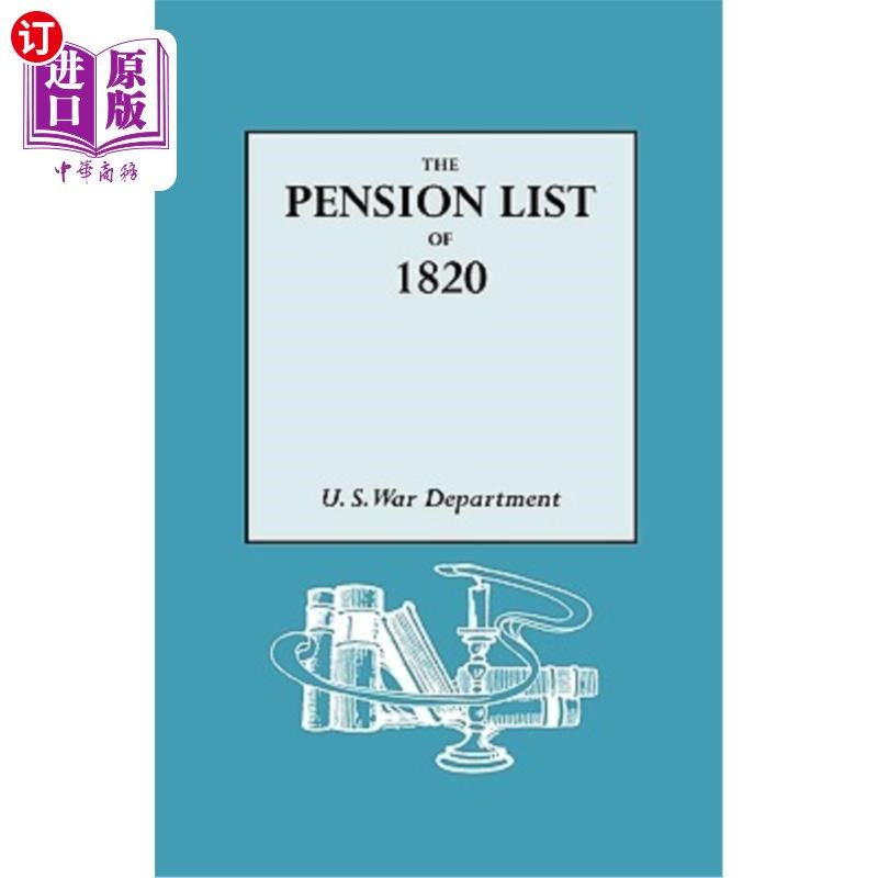 海外直订Pension List of 1820 (Indexed) 1820年退休金一览表(已索引)