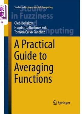 海外直订A Practical Guide to Averaging Functions 平均函数实用指南