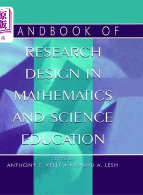 海外直订Handbook of Research Design in Mathematics and S... 数学与科学教育研究设计手册